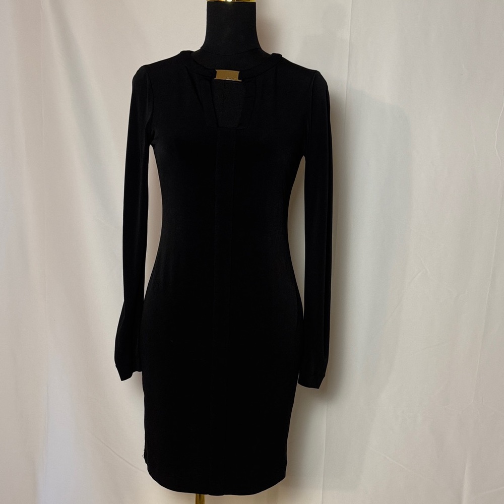 Calvin Klein Black Long Sleeve Dress